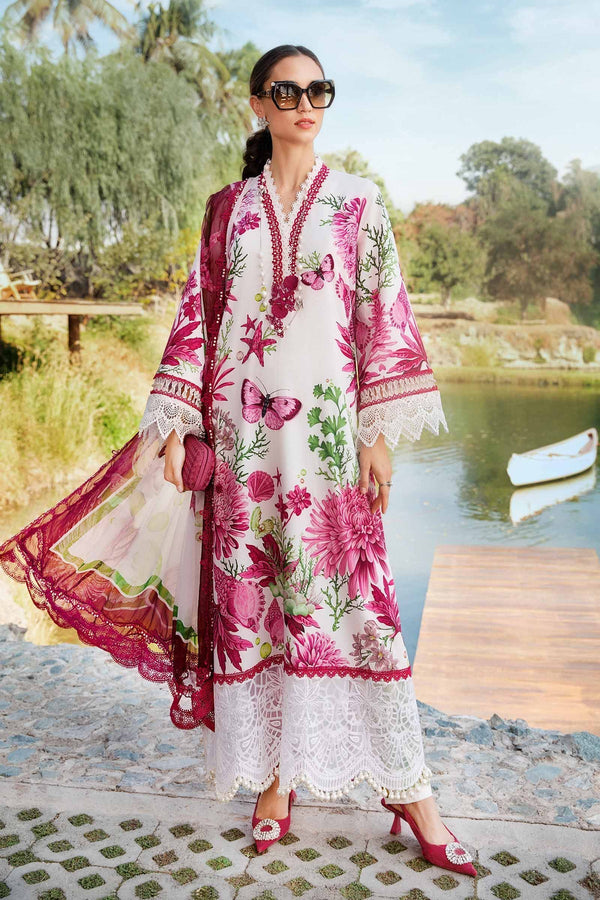 Maria B | M Prints 25 | MPT-2510-A by Maria B - Designer Dress - Type: Ladies Clothes - Available at Libayah - 100% Original
