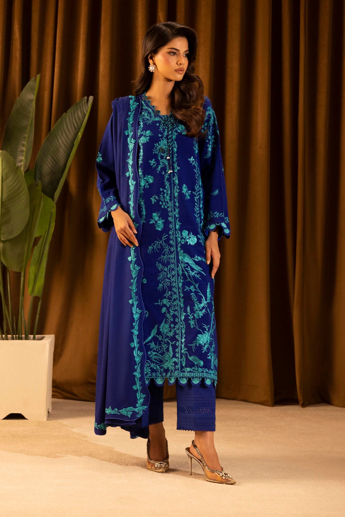 Sana Safinaz | Muzlin Winter 25 | 010B by Sana Safinaz - Designer Dress - Type : Ladies Clothes - Available at Libayah - 100% Original 