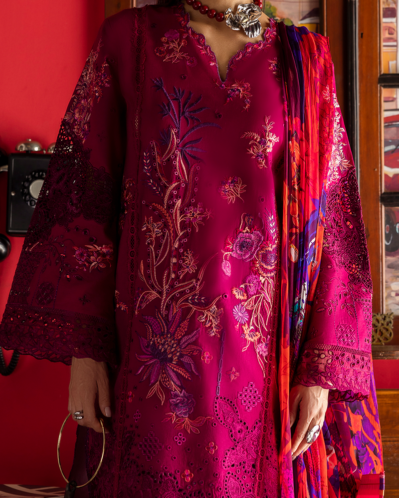 Esmel | Mon Tresor Luxe Lawn 26 | Paix Amour Bonheur by Esmel - Designer Dress - Type : Luxury Dress - Available at Libayah - 100% Original