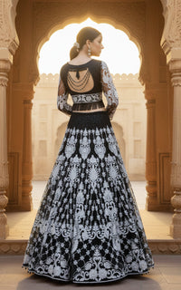 Threads and Motifs | Formal Outfits | Blouse With Lehenga by Threads and Motifs - Designer Dress  - Type : Ladies Clothes - Available at Libayah - 100% Original 