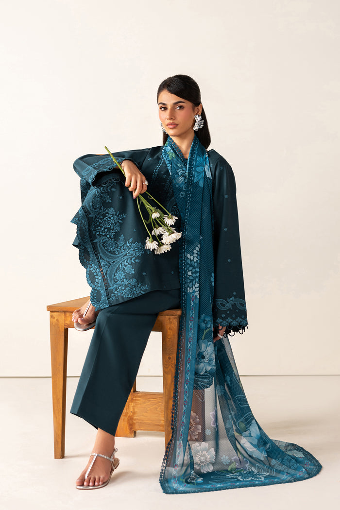 Farasha | Summer Melody 26 | Midnight Teal by Farasha - Designer Dress  - Type : Ladies Clothes - Available at Libayah - 100% Original 