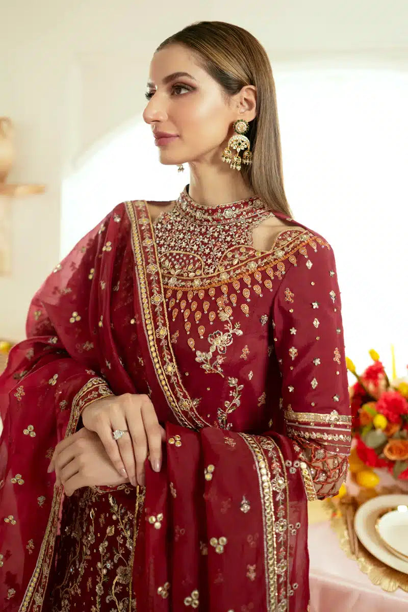 Qalamkar | Dilnaz Wedding Formals | DN-03 ZAINA by Qalamkar - Designer Dress  - Type : Wedding Dress - Available at Libayah - 100% Original 