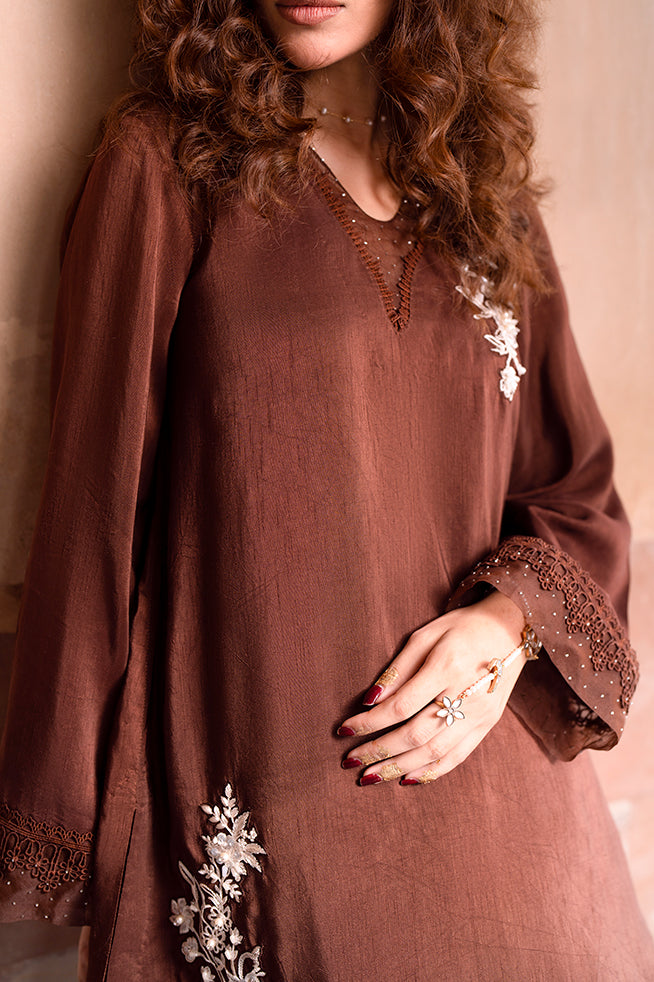 Fozia Khalid | Kahani Silk Luxury Dresses | Raniya by Fozia Khalid - Designer Dress - Type: Ladies Clothes - Available at Libayah - 100% Original