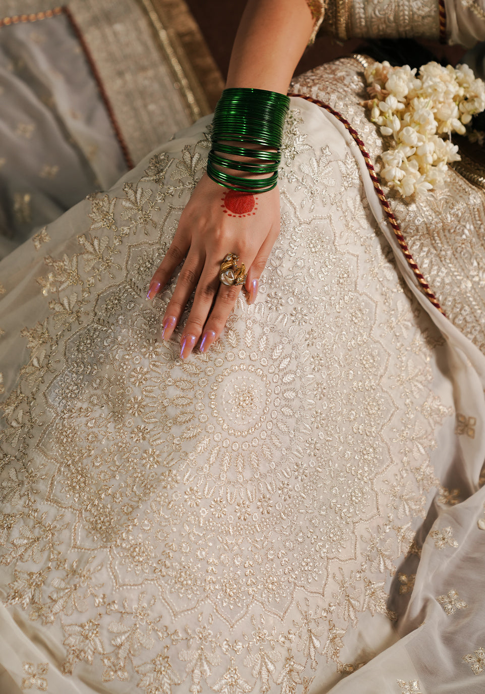 Zarqash | Lakhnawi Festive Chiffon 24 |  ZQL 001B MEHAK by Zarqash - Designer Dress - Type: Ladies Clothes - Available at Libayah - 100% Original