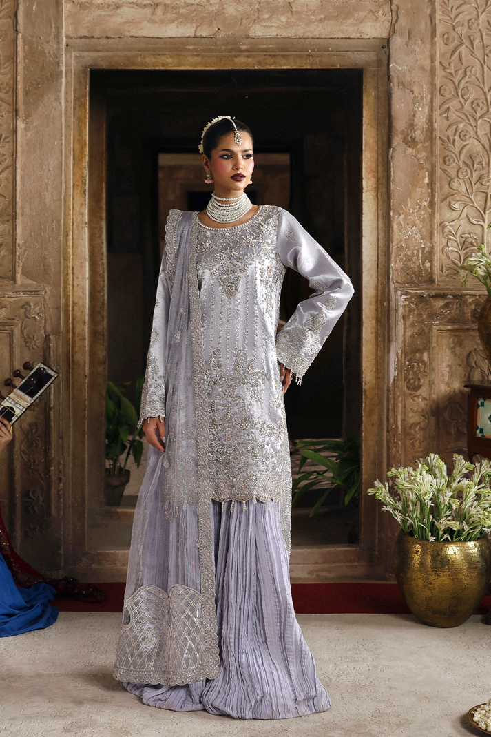 Emaan Adeel | Romansiyyah Luxury Formals | AABROO by Emaan Adeel - Designer Dress  - Type : Ladies Clothes - Available at Libayah - 100% Original 