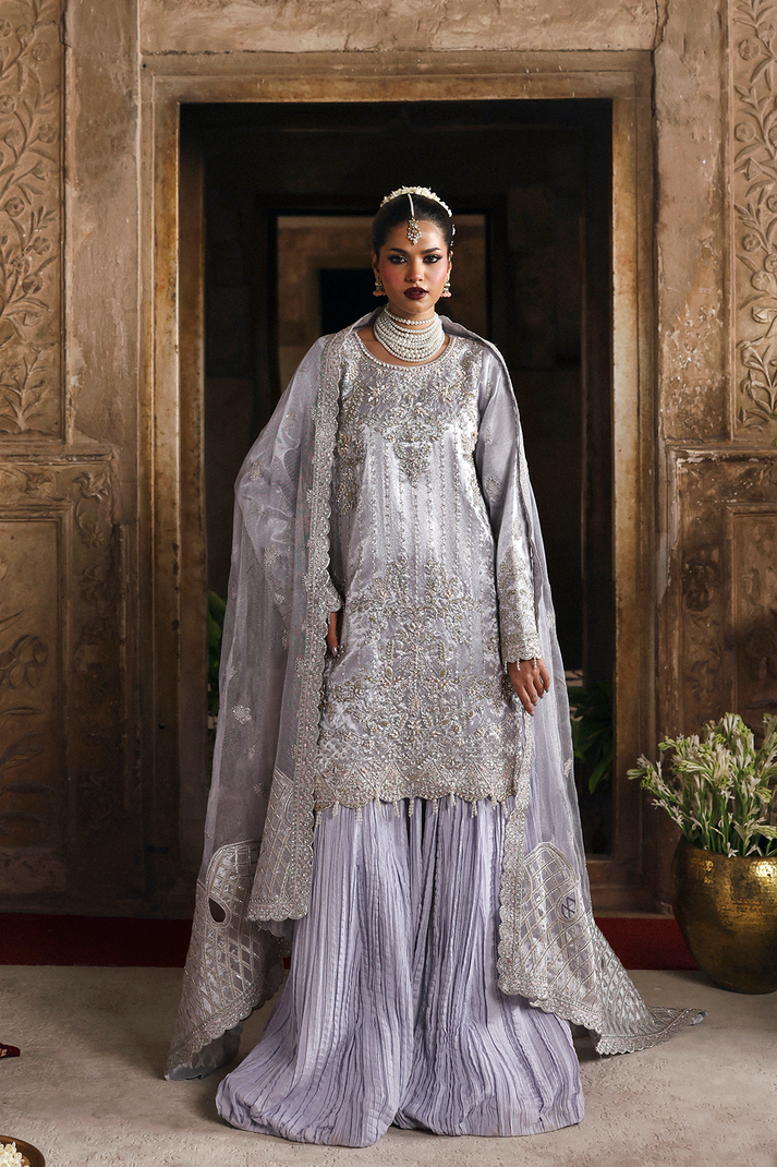 Emaan Adeel | Romansiyyah Luxury Formals | AABROO by Emaan Adeel - Designer Dress  - Type : Ladies Clothes - Available at Libayah - 100% Original 