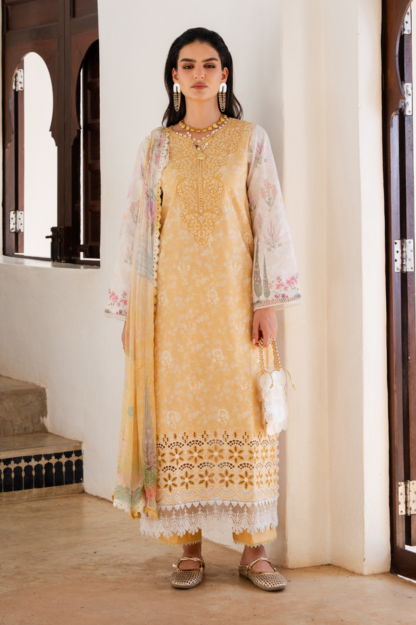 Aabyaan | Shezlin Chikankari 26 | NURAYA (AZ-10) by Aabyaan - Designer Dress - Type : Luxury Dress - Available at Libayah - 100% Original