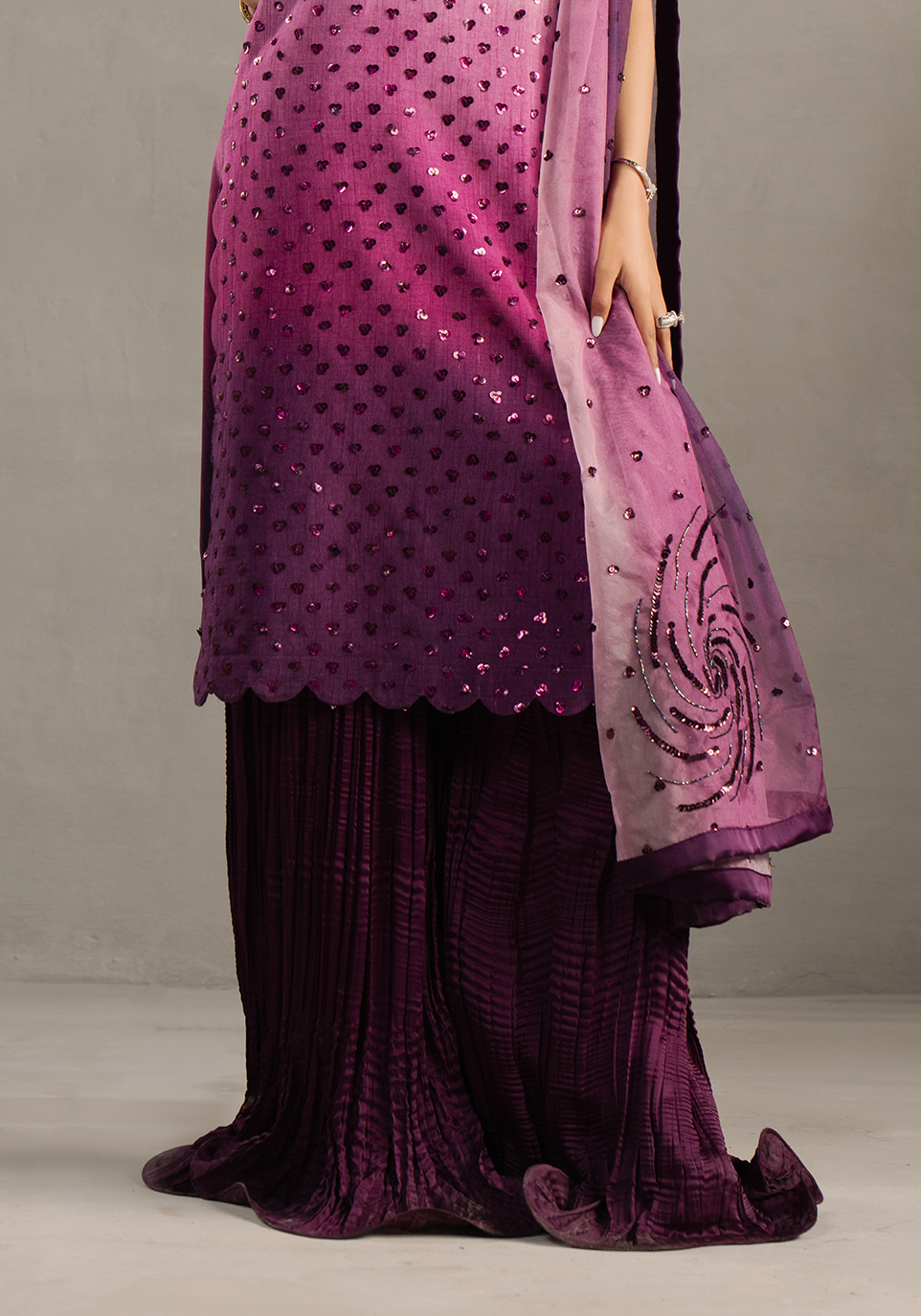 Zarqash | Silk Edit | ZQS 003 GIANNA by Zarqash - Designer Dress - Type: Ladies Clothes - Available at Libayah - 100% Original