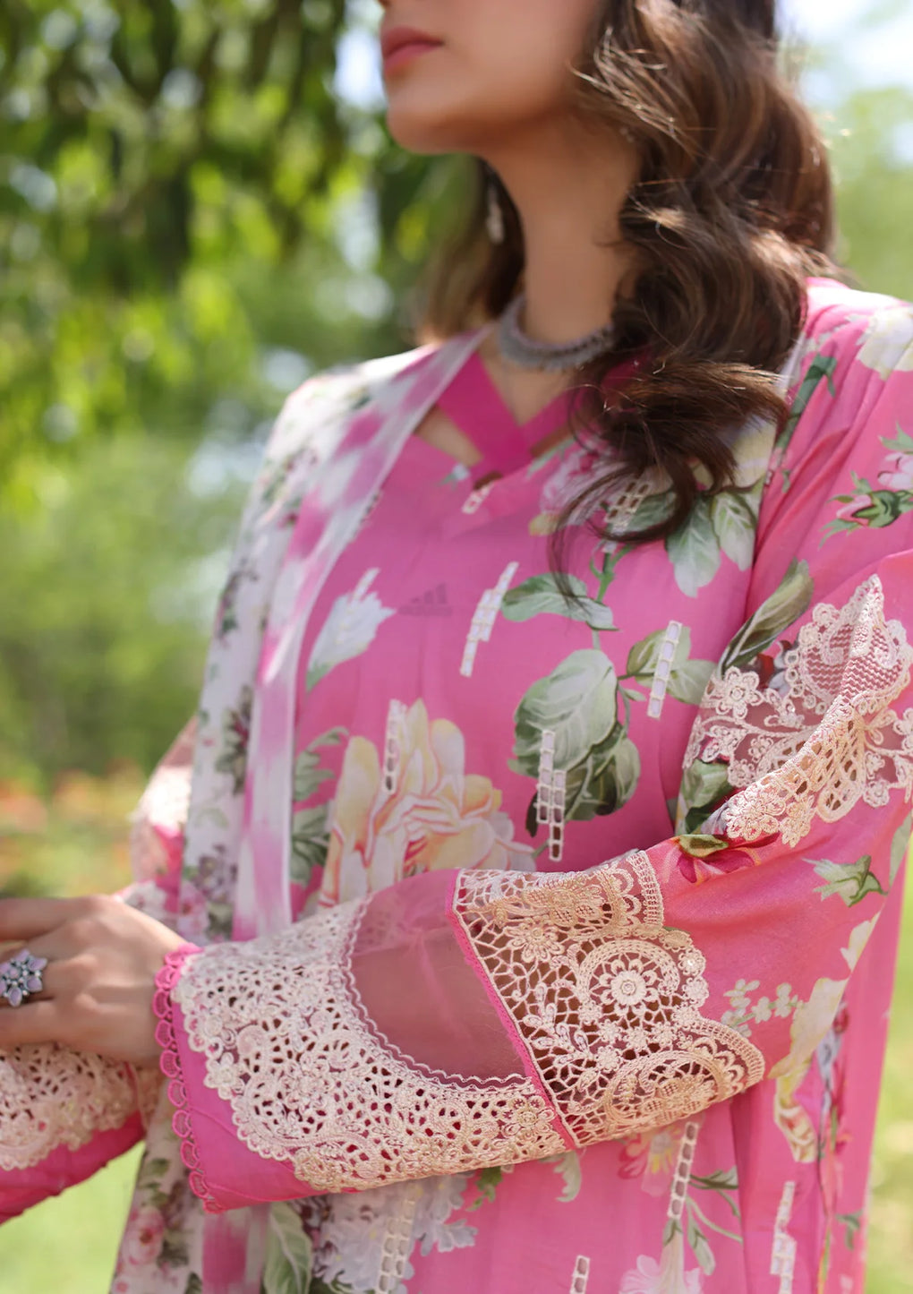 Elaf Premium | Prints Chikankari 24 | 03B PINK MUSE by Elaf Premium - Designer Dress - Type: Ladies Clothes - Available at Libayah - 100% Original