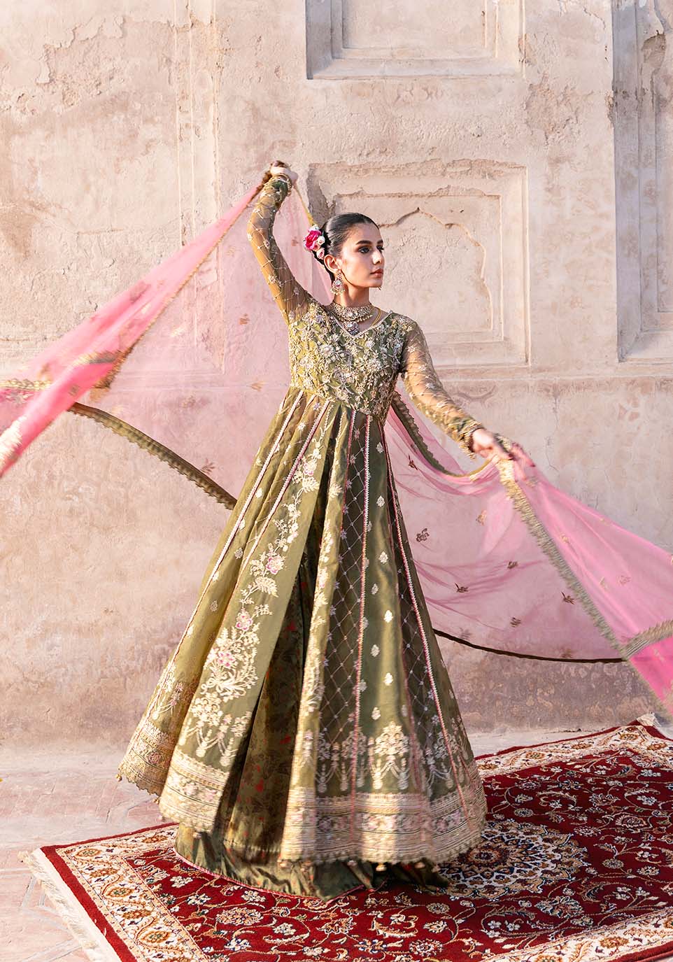 Gulbahar – authentic Pakistani formal dress from the Zarqash Arzoo Festive Collection collection for women in the UK.