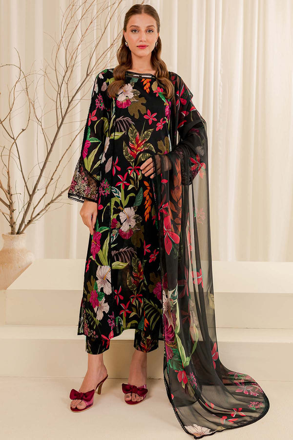 Farasha | Printed Essentials | Ebony Passion by Farasha - Designer Dress - Type: Ladies Clothes - Available at Libayah - 100% Original