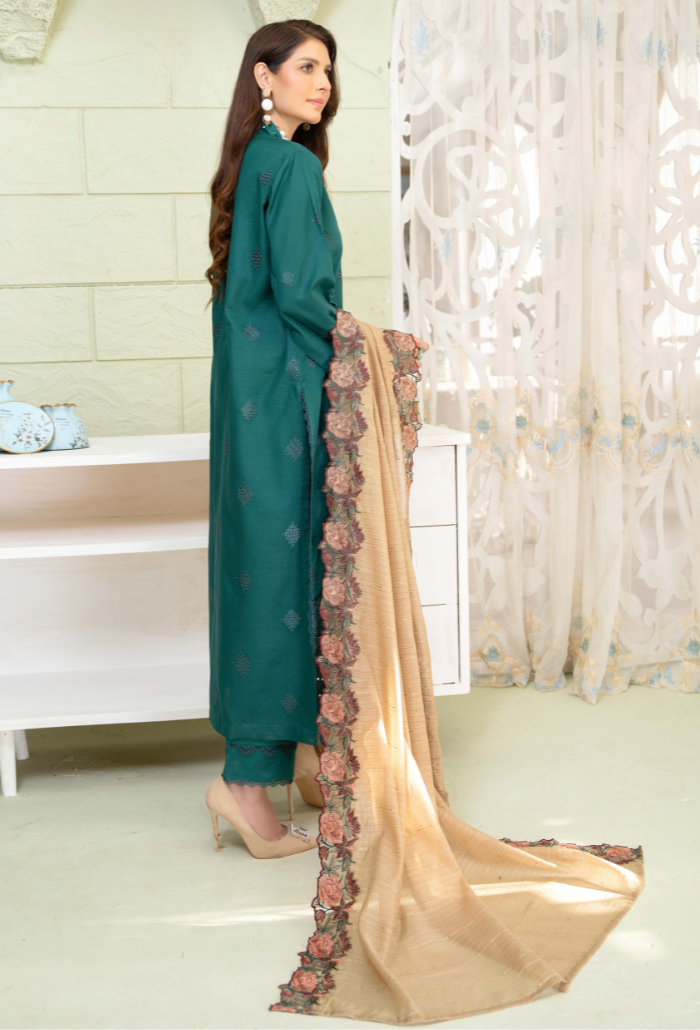 Humdum | Baad e Baharan Lawn | Baad e Baharan - D07 by HumDum - Designer Dress - Type: Ladies Clothes - Available at Libayah - 100% Original