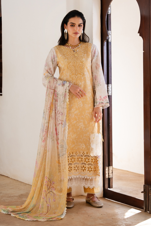 Aabyaan | Shezlin Chikankari 26 | NURAYA (AZ-10) by Aabyaan - Designer Dress - Type : Luxury Dress - Available at Libayah - 100% Original
