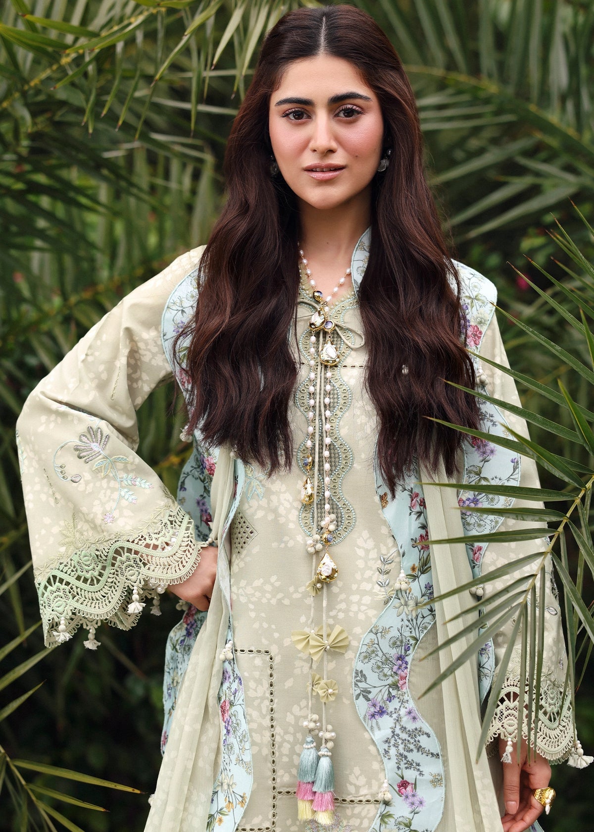 Sardinia | Embroidered Lawn Edit 26 | Monsoon Sage by Sardinia - Designer Dress  - Type : Ladies Clothes - Available at Libayah - 100% Original 