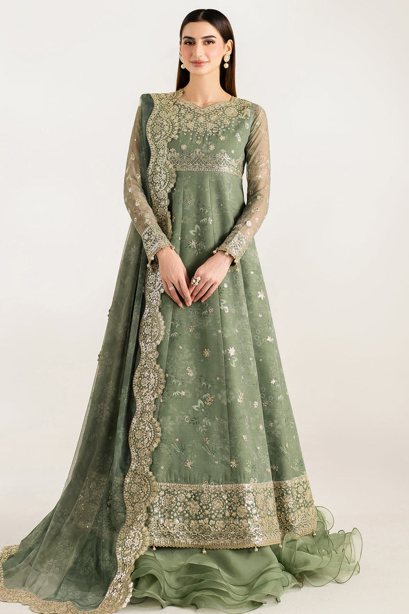 Farasha | Fiorella Formals | Olive Aura by Farasha - Designer Dress  - Type : Ladies Clothes - Available at Libayah - 100% Original 