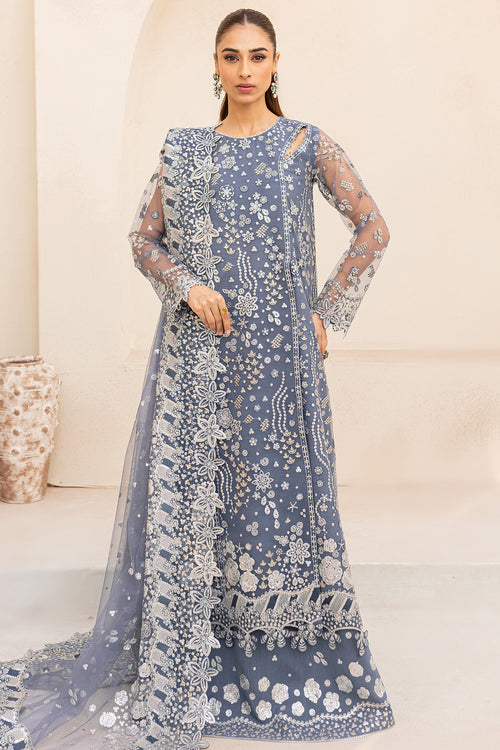 Farasha | Lu Zella Premium Formals 25 | Dusky Shadow by Farasha - Designer Dress  - Type : Ladies Clothes - Available at Libayah - 100% Original 