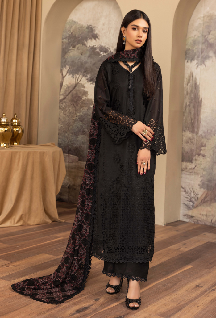 Humdum | Elegant Chikankari 25 | D01 by Humdum - Designer Dress - Type: Ladies Clothes - Available at Libayah - 100% Original