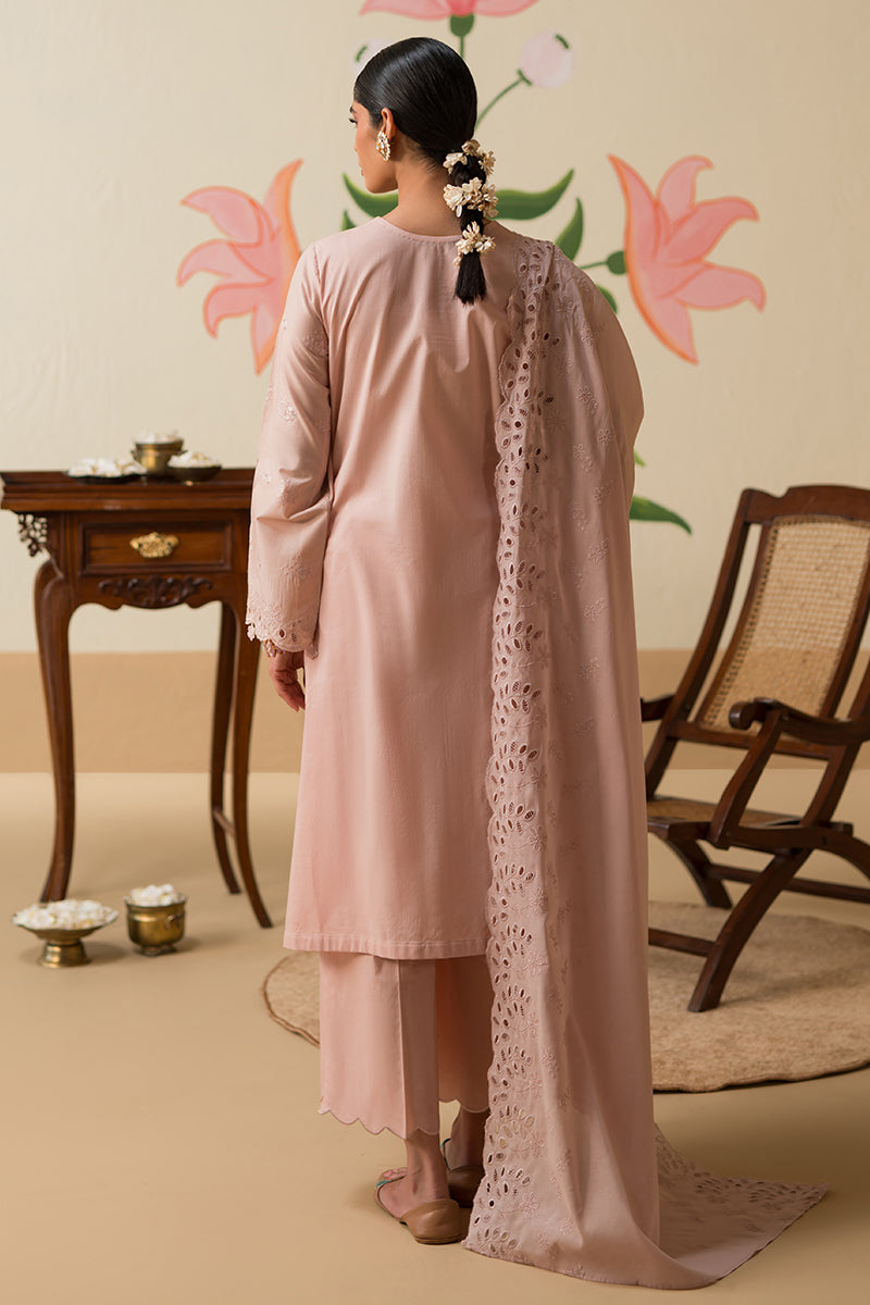 Cross Stitch | Chikankari Lawn 25 | PALE MAUVE by Cross Stitch - Designer Dress - Type: Ladies Clothes - Available at Libayah - 100% Original