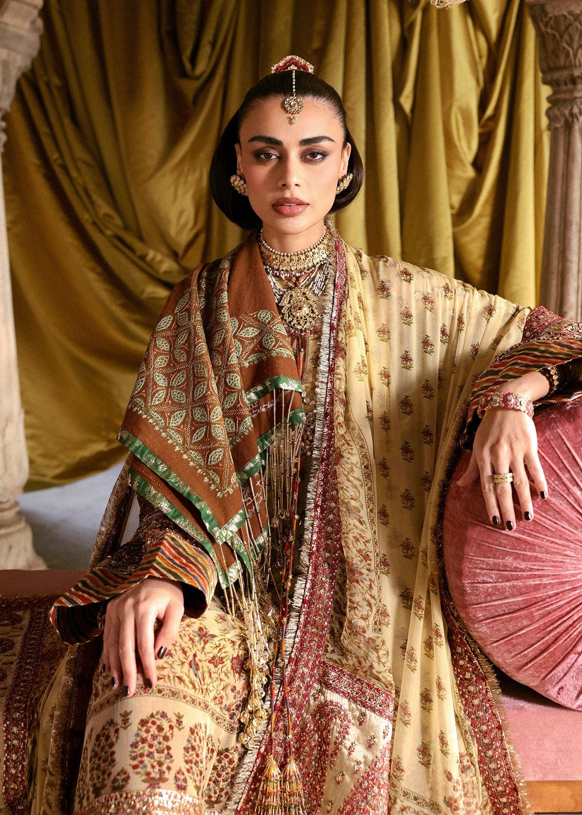 Hussain Rehar | Luxury Pret AW 25 | Marigale by Hussain Rehar - Designer Dress  - Type : Ladies Clothes - Available at Libayah - 100% Original 