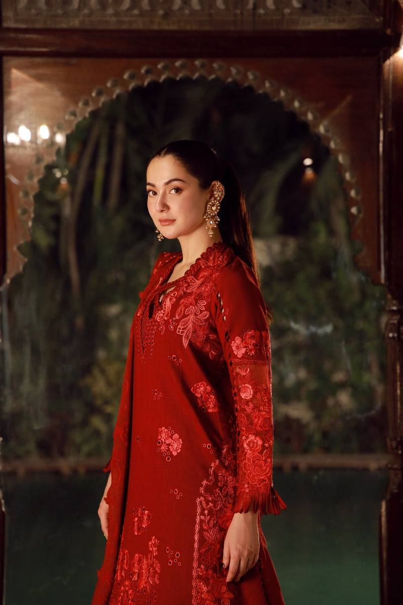 Maryam Hussain | Winter Shawl 25 | Riya by Maryam Hussain - Designer Dress - Type : Ladies Clothes - Available at Libayah - 100% Original 