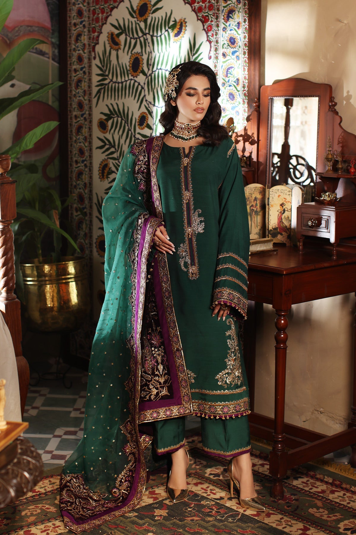 Mina Kashif | Luxury Pret | MKF23-15 by Mina Kashif - Designer Dress - Type: Formal - Available at Libayah - 100% Original