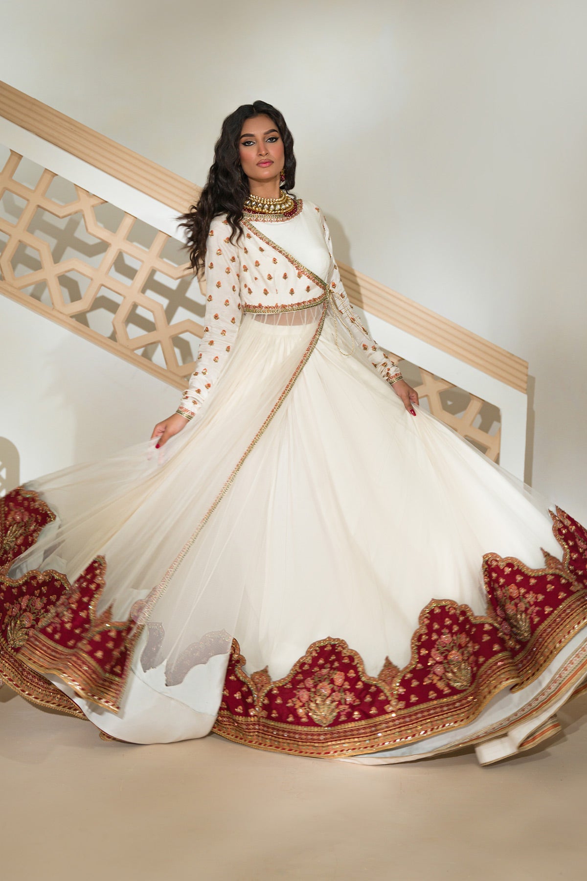 Mina Kashif | Wedding Formals | Bahar-e-ishq by Mina Kashif - Designer Dress - Type: Bridal - Available at Libayah - 100% Original