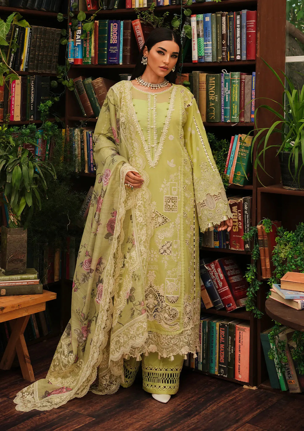 Kahf Premium | Luxury Lawn 24 | KLE-05A Ambrosia by Kahf Premium - Designer Dress - Type: Ladies Clothes - Available at Libayah - 100% Original