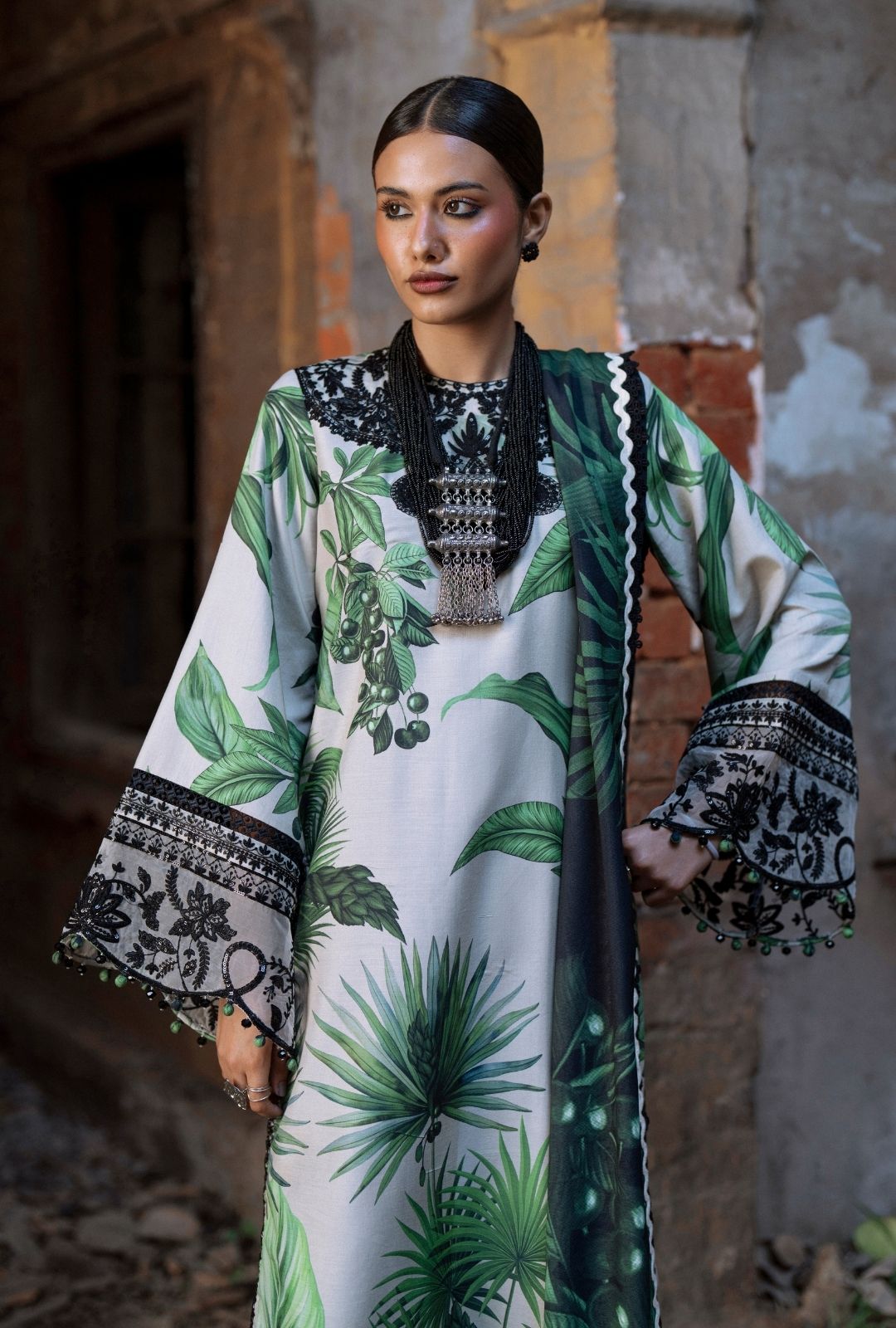 AJR Couture | Sard Sham | Gulbahar by AJR Couture - Designer Dress - Type : Ladies Clothes - Available at Libayah - 100% Original 