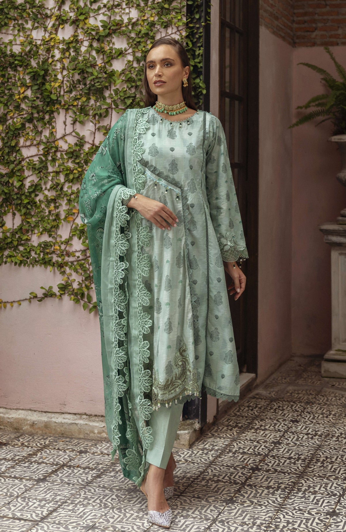 Al Zohaib | Sunshine Bloom | ALZ-01 by Alzohaib - Designer Dress - Type: Ladies Clothes - Available at Libayah - 100% Original