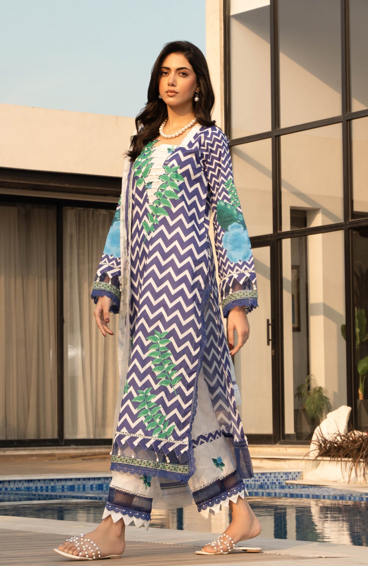 Alzohaib | Premium Prints 25 | AZP-25-11 by Alzohaib - Designer Dress - Type: Ladies Clothes - Available at Libayah - 100% Original