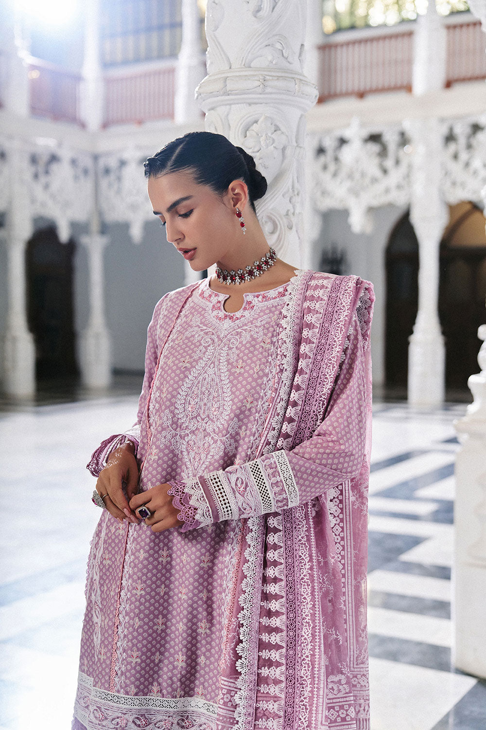 Sobia Nazir | Luxury Lawn Eid 26 | 11B by Sobia Nazir - Designer Dress - Type : Luxury Dress - Available at Libayah - 100% Original
