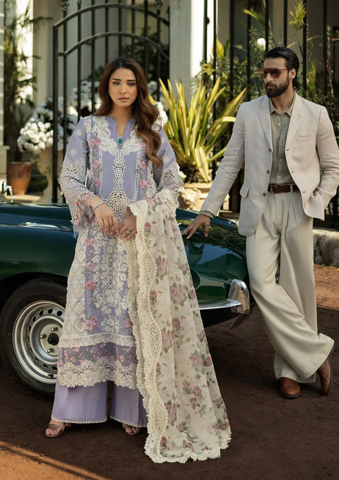 Kahf Premium | Luxury Lawn 25 | KLR-01 Maeve by Kahf Premium - Designer Dress - Type: Ladies Clothes - Available at Libayah - 100% Original