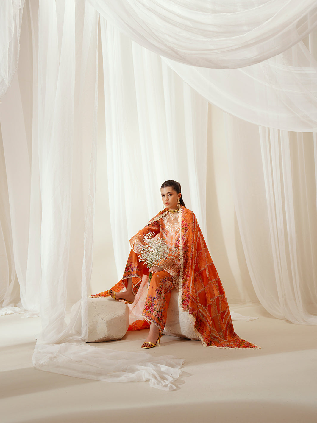 Bin Ilyas | Eres Bonita Viscose 25 | 1101-A by Bin Ilyas - Designer Dress  - Type : Ladies Clothes - Available at Libayah - 100% Original 