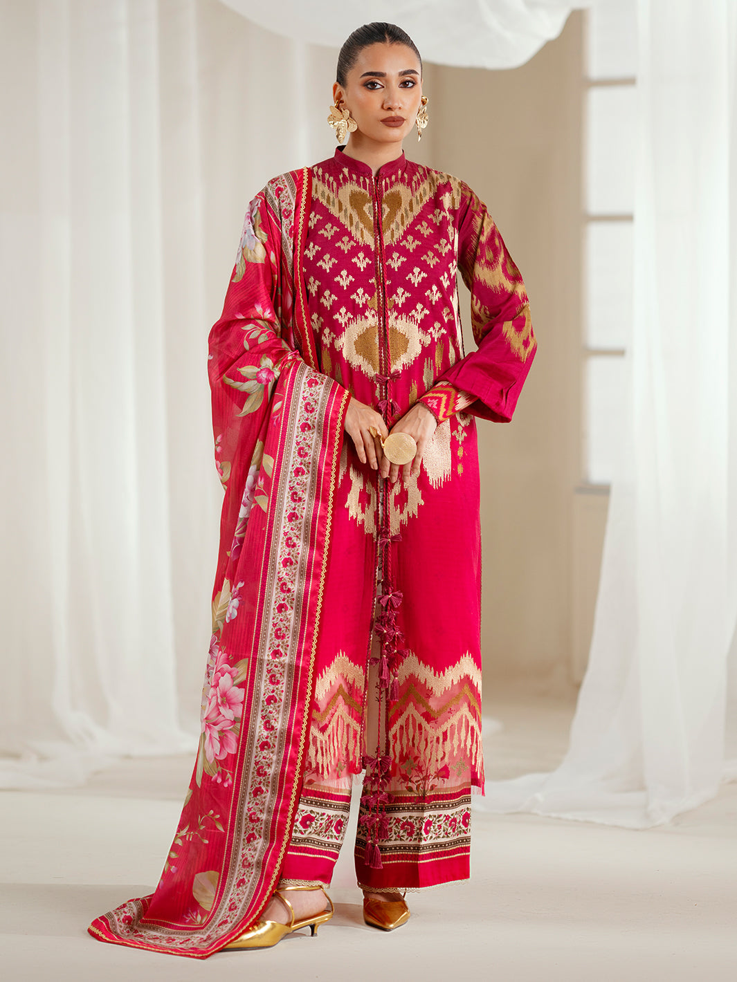 Bin Ilyas | Eres Bonita Viscose 25 | 1102-A by Bin Ilyas - Designer Dress  - Type : Ladies Clothes - Available at Libayah - 100% Original 