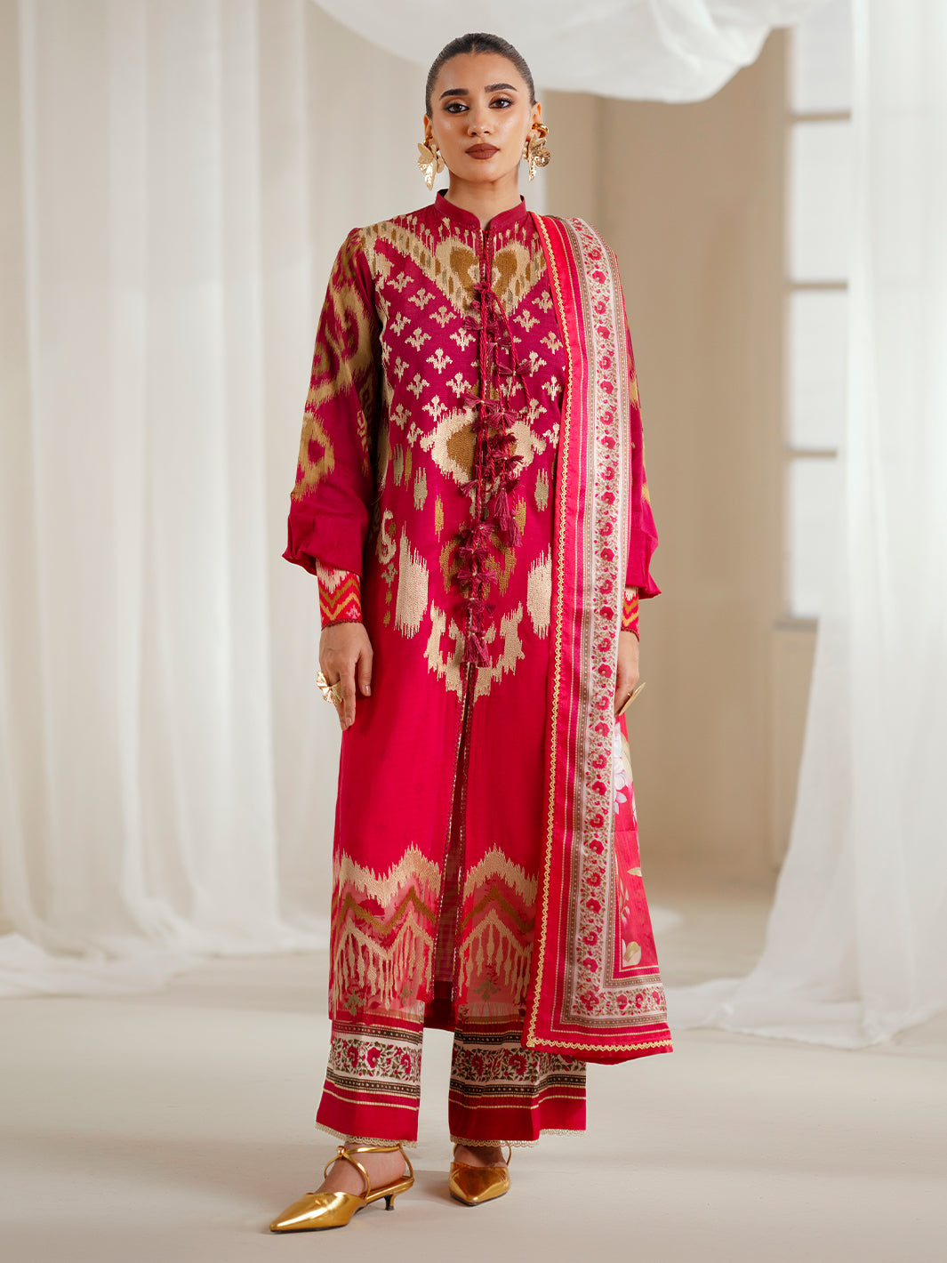 Bin Ilyas | Eres Bonita Viscose 25 | 1102-A by Bin Ilyas - Designer Dress  - Type : Ladies Clothes - Available at Libayah - 100% Original 