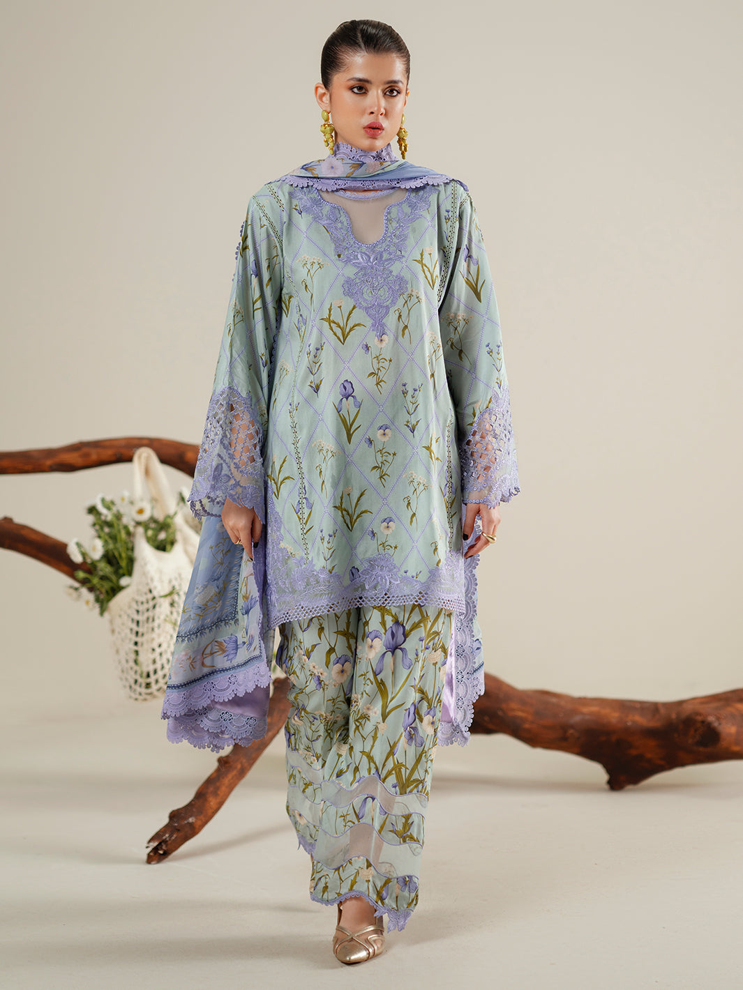 Bin Ilyas | Eres Bonita Viscose 25 | 1103-A by Bin Ilyas - Designer Dress  - Type : Ladies Clothes - Available at Libayah - 100% Original 
