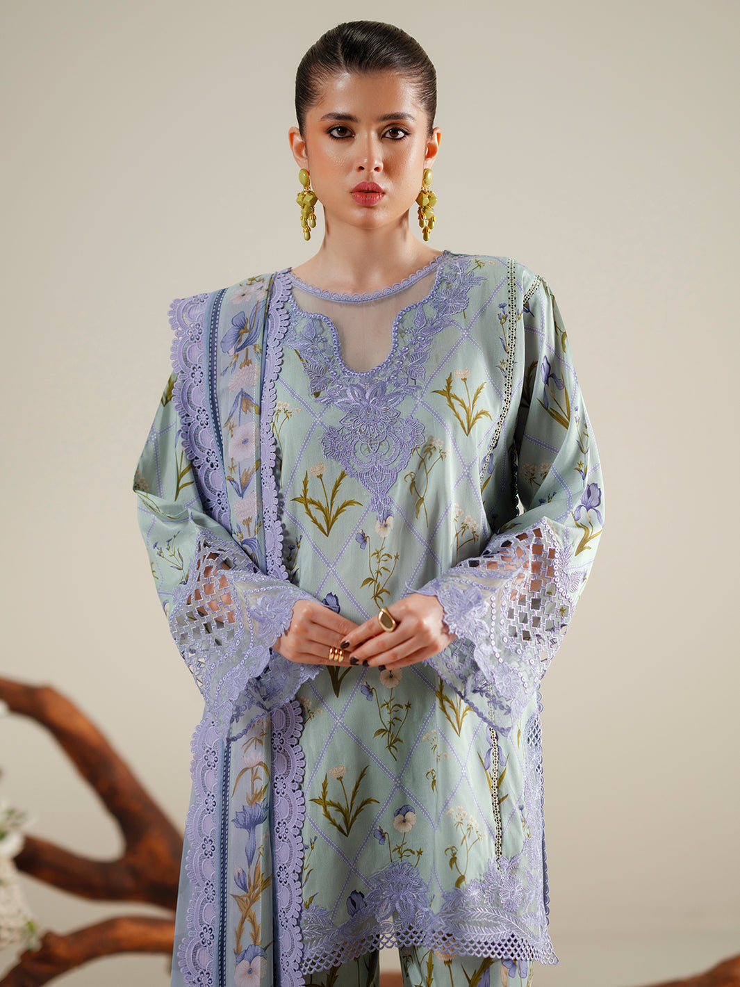 Bin Ilyas | Eres Bonita Viscose 25 | 1103-A by Bin Ilyas - Designer Dress  - Type : Ladies Clothes - Available at Libayah - 100% Original 