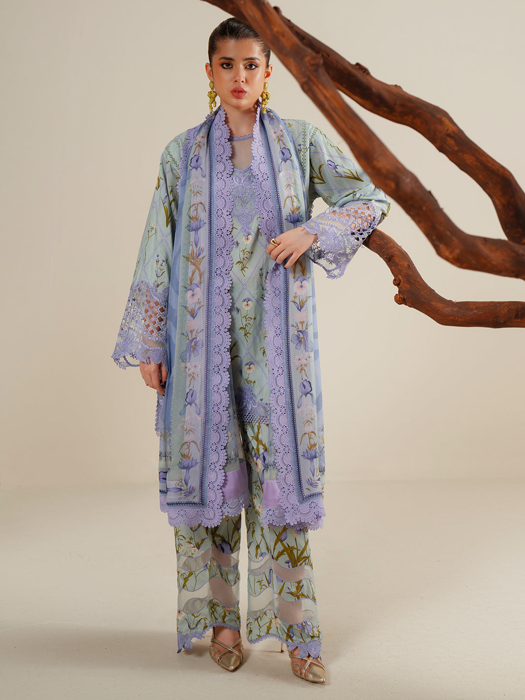Bin Ilyas | Eres Bonita Viscose 25 | 1103-A by Bin Ilyas - Designer Dress  - Type : Ladies Clothes - Available at Libayah - 100% Original 