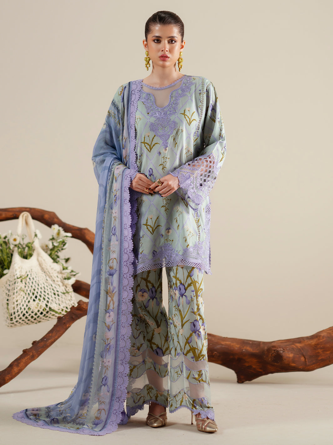 Bin Ilyas | Eres Bonita Viscose 25 | 1103-A by Bin Ilyas - Designer Dress  - Type : Ladies Clothes - Available at Libayah - 100% Original 