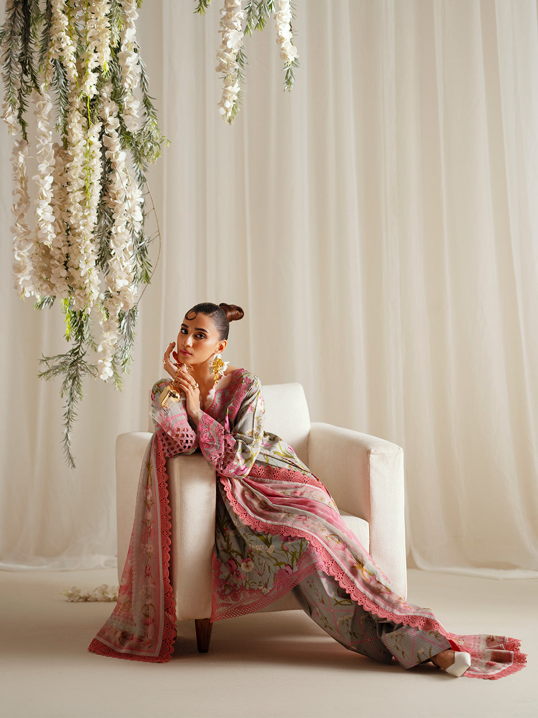 Bin Ilyas | Eres Bonita Viscose 25 | 1103-B by Bin Ilyas - Designer Dress  - Type : Ladies Clothes - Available at Libayah - 100% Original 