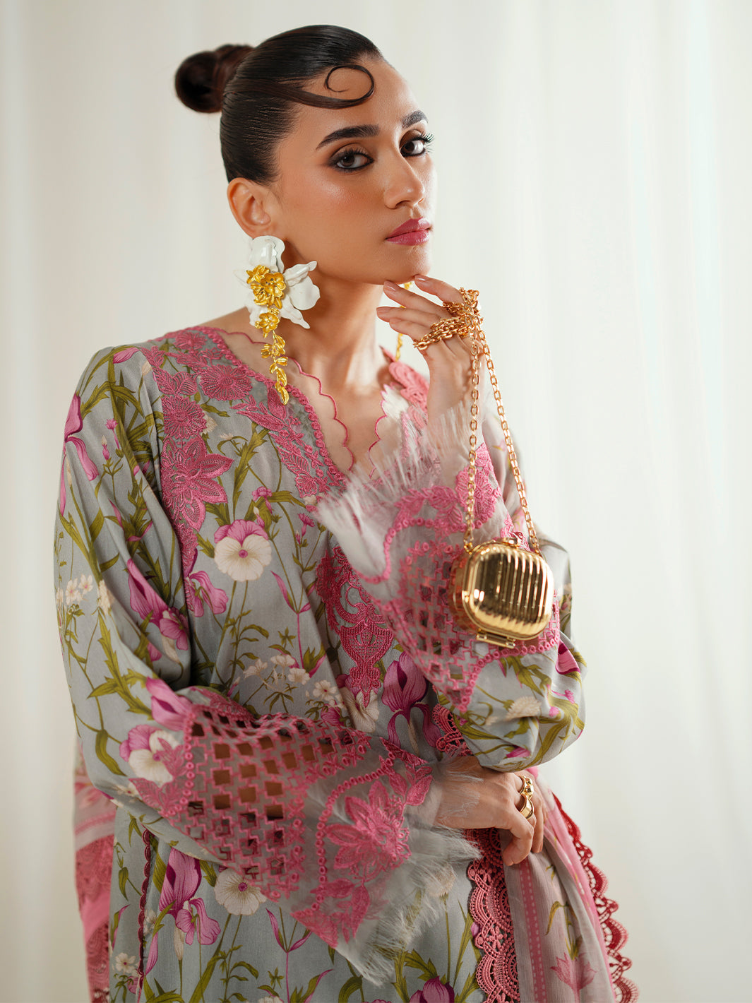 Bin Ilyas | Eres Bonita Viscose 25 | 1103-B by Bin Ilyas - Designer Dress  - Type : Ladies Clothes - Available at Libayah - 100% Original 