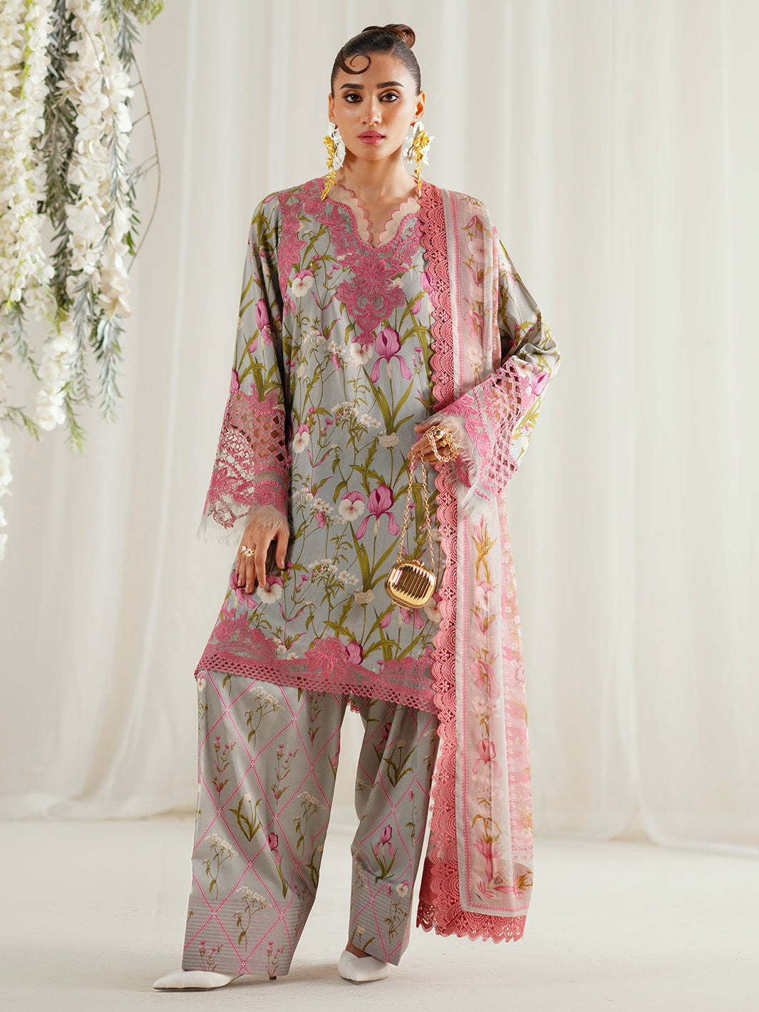 Bin Ilyas | Eres Bonita Viscose 25 | 1103-B by Bin Ilyas - Designer Dress  - Type : Ladies Clothes - Available at Libayah - 100% Original 