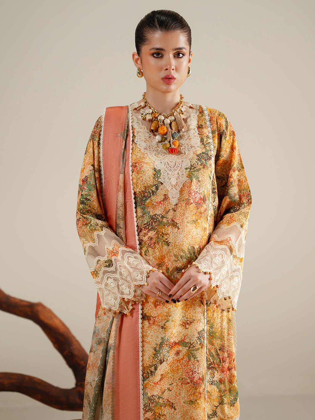 Bin Ilyas | Eres Bonita Viscose 25 | 1104-A by Bin Ilyas - Designer Dress  - Type : Ladies Clothes - Available at Libayah - 100% Original 