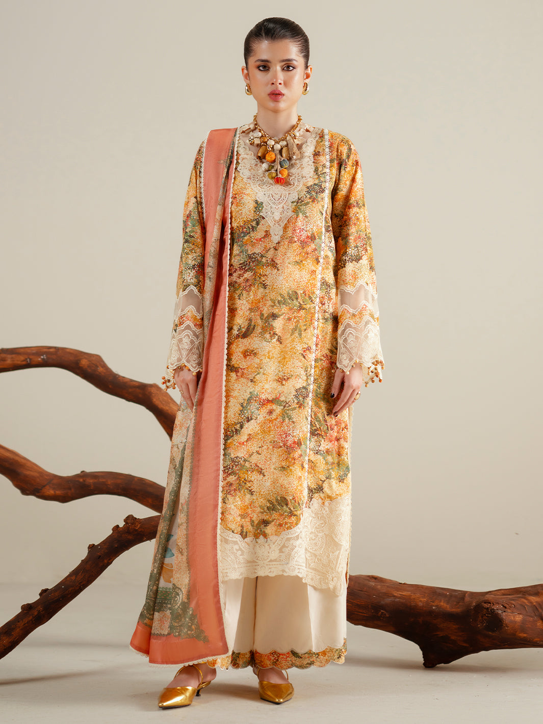 Bin Ilyas | Eres Bonita Viscose 25 | 1104-A by Bin Ilyas - Designer Dress  - Type : Ladies Clothes - Available at Libayah - 100% Original 