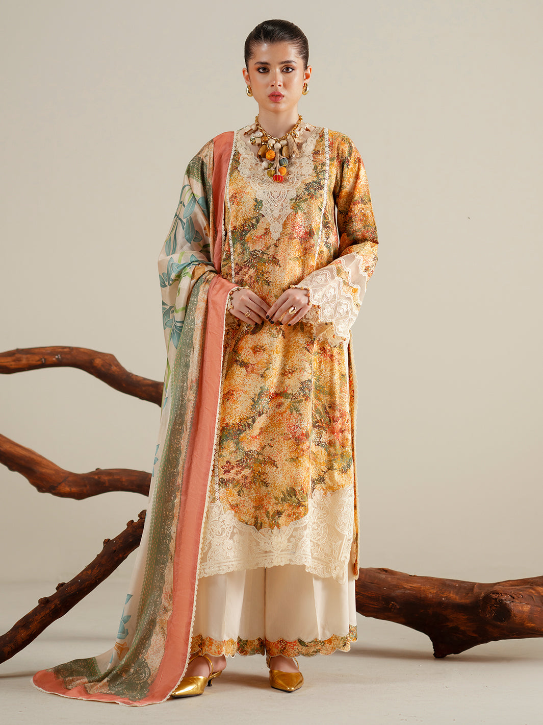 Bin Ilyas | Eres Bonita Viscose 25 | 1104-A by Bin Ilyas - Designer Dress  - Type : Ladies Clothes - Available at Libayah - 100% Original 