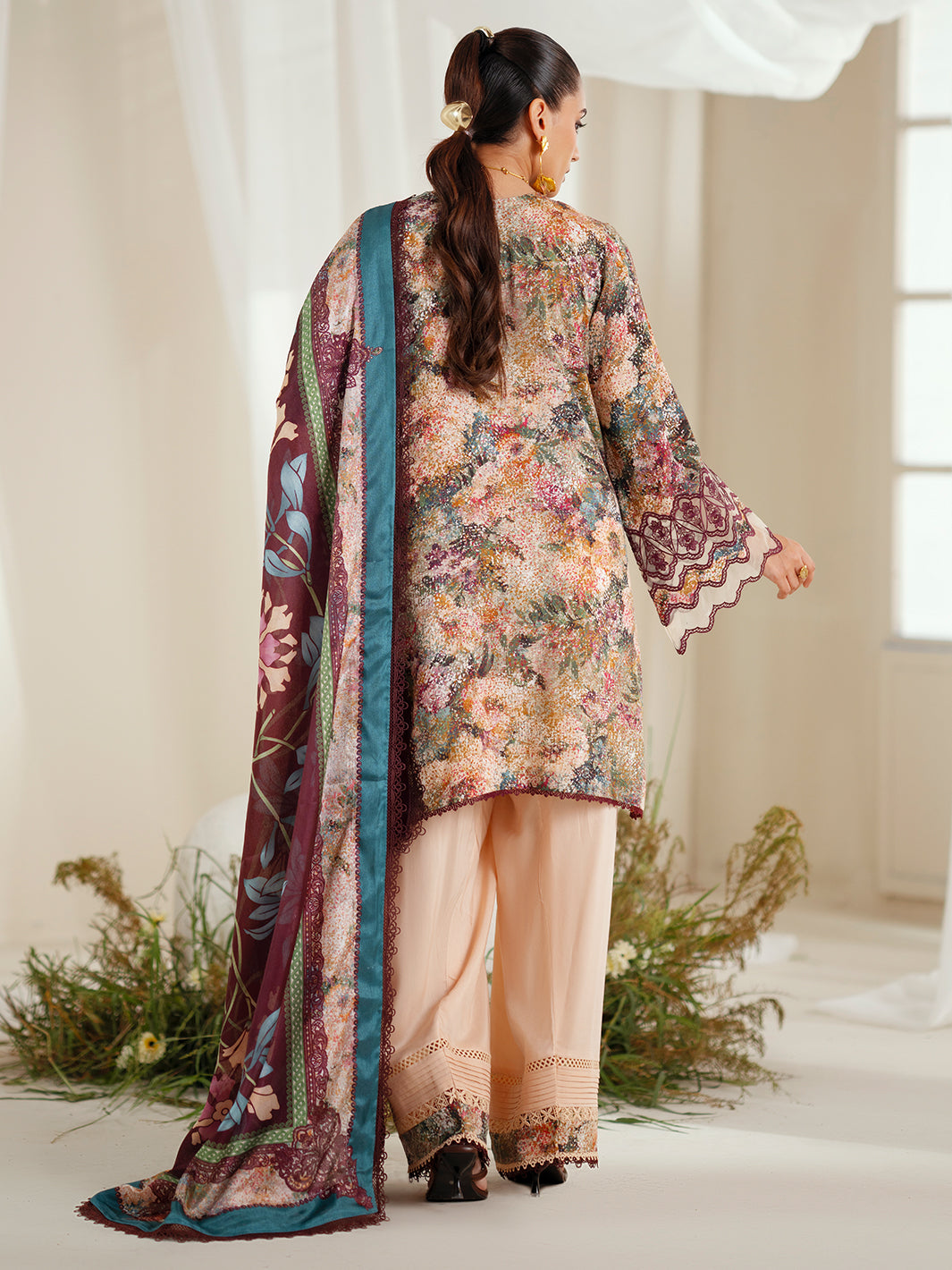 Bin Ilyas | Eres Bonita Viscose 25 | 1104-B by Bin Ilyas - Designer Dress  - Type : Ladies Clothes - Available at Libayah - 100% Original 