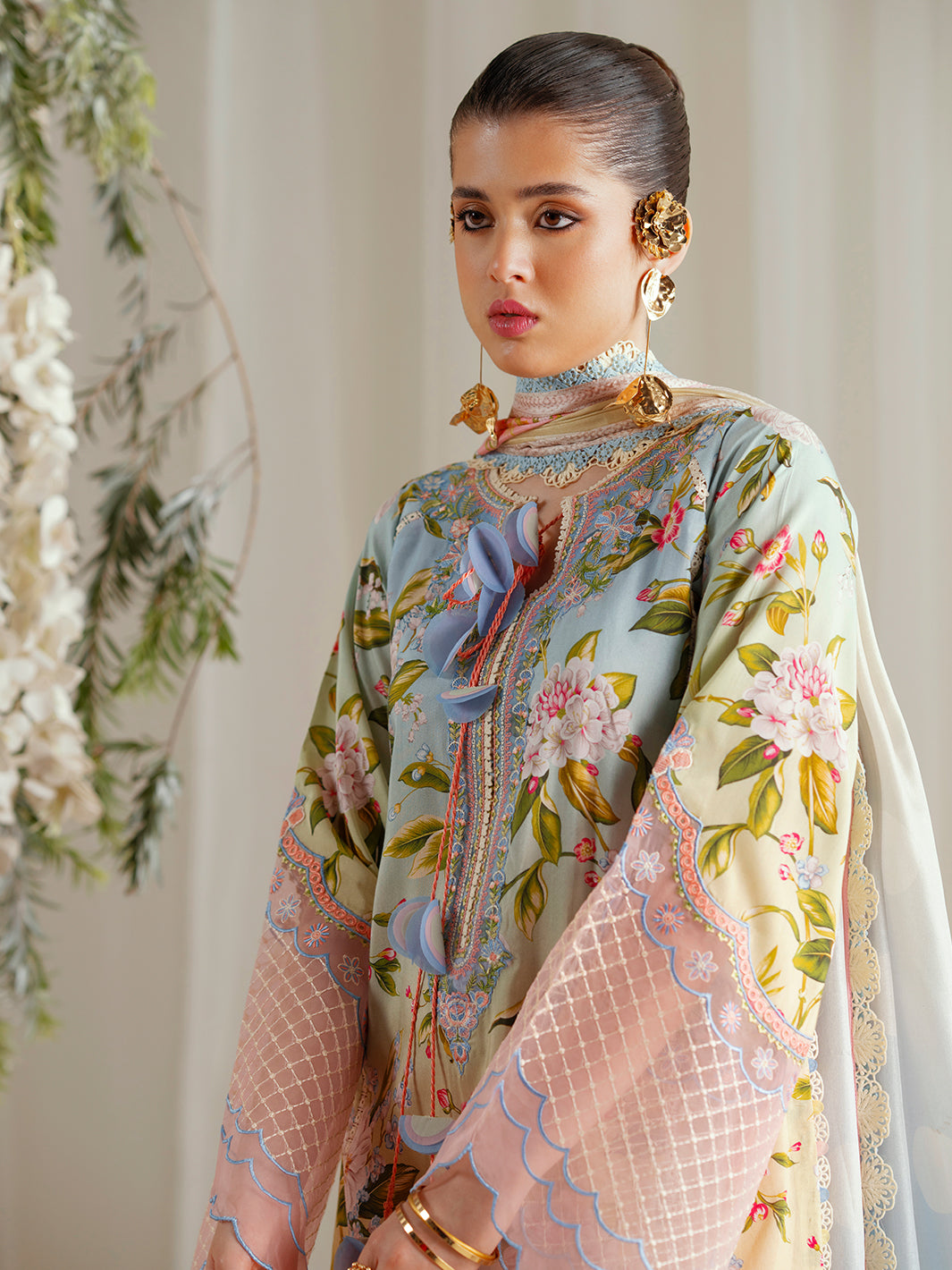 Bin Ilyas | Eres Bonita Viscose 25 | 1105-A by Bin Ilyas - Designer Dress  - Type : Ladies Clothes - Available at Libayah - 100% Original 