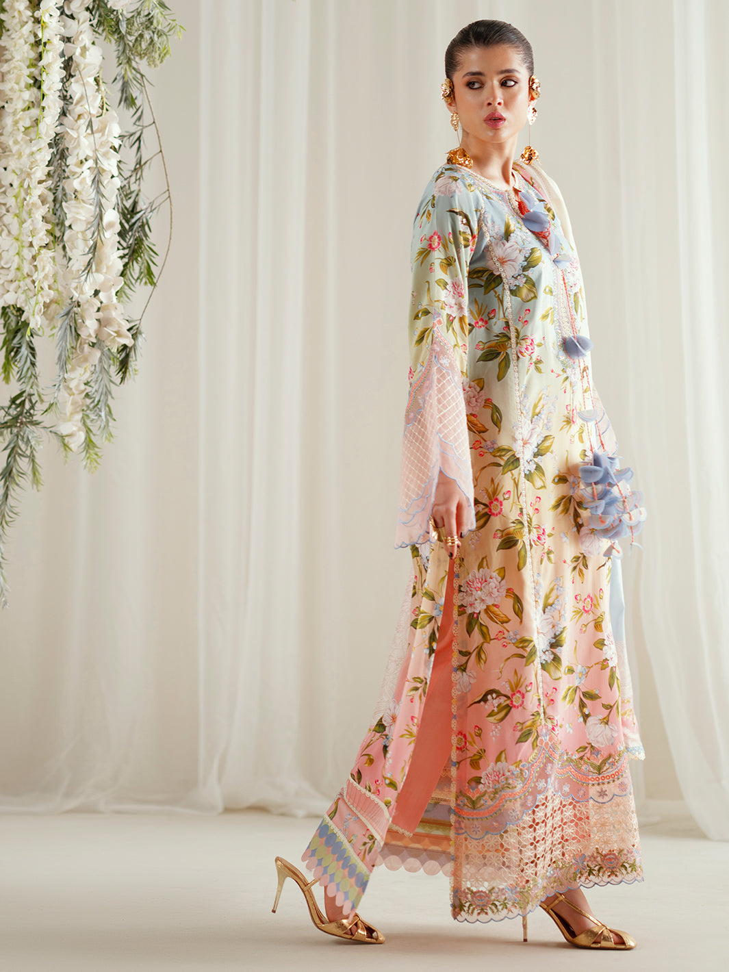 Bin Ilyas | Eres Bonita Viscose 25 | 1105-A by Bin Ilyas - Designer Dress  - Type : Ladies Clothes - Available at Libayah - 100% Original 