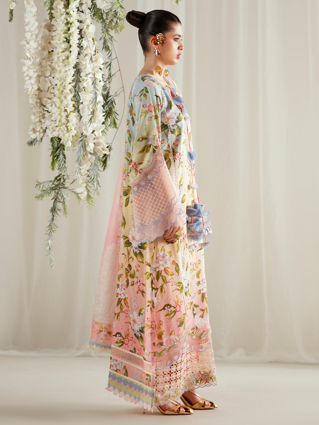 Bin Ilyas | Eres Bonita Viscose 25 | 1105-A by Bin Ilyas - Designer Dress  - Type : Ladies Clothes - Available at Libayah - 100% Original 