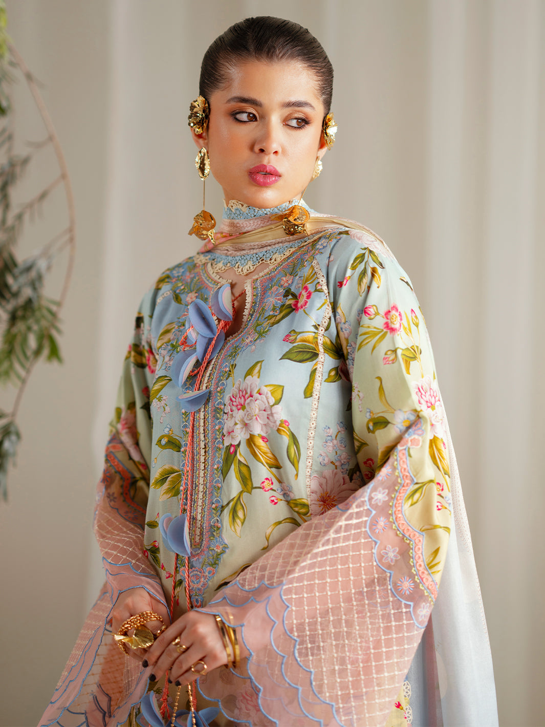 Bin Ilyas | Eres Bonita Viscose 25 | 1105-A by Bin Ilyas - Designer Dress  - Type : Ladies Clothes - Available at Libayah - 100% Original 